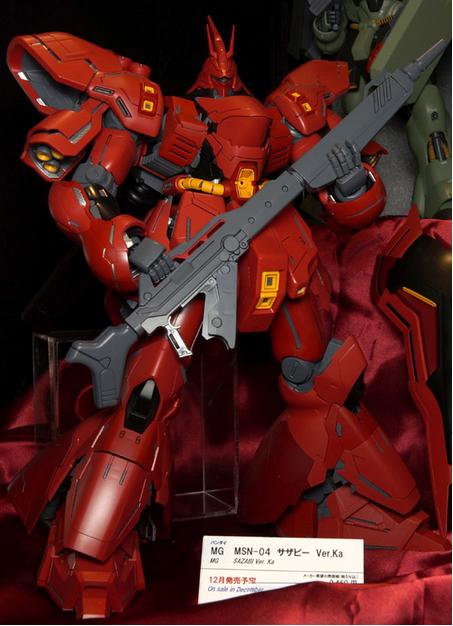 MG サザビー Ver.Ka 全日本模型ホビーショー 完成品パッケージ画像など公開: ガンプラとブログでストレス発散